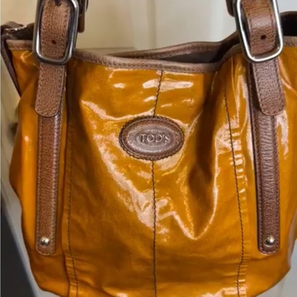 Tod's Yellow and Brown Shoulder Bag/crossbody - Picture 8 of 14